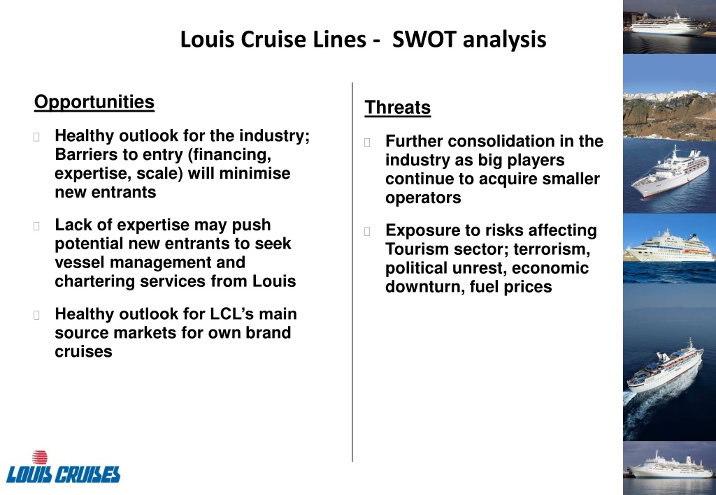cruise line swot analysis
