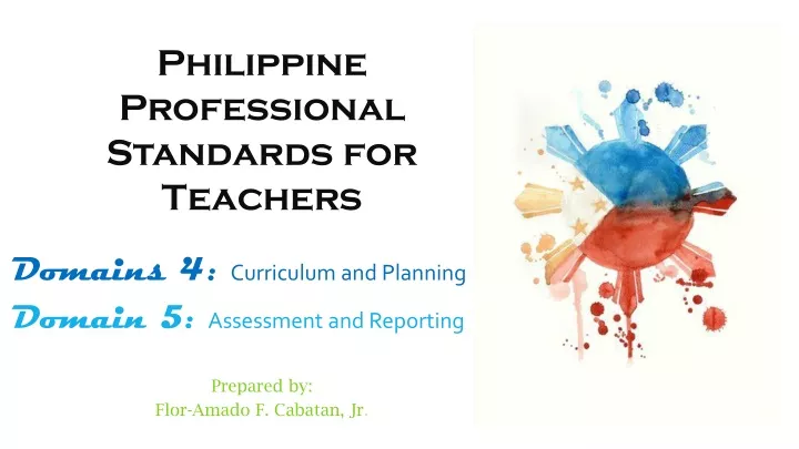 PPT - Philippine Professional Standards For Teachers PowerPoint ...