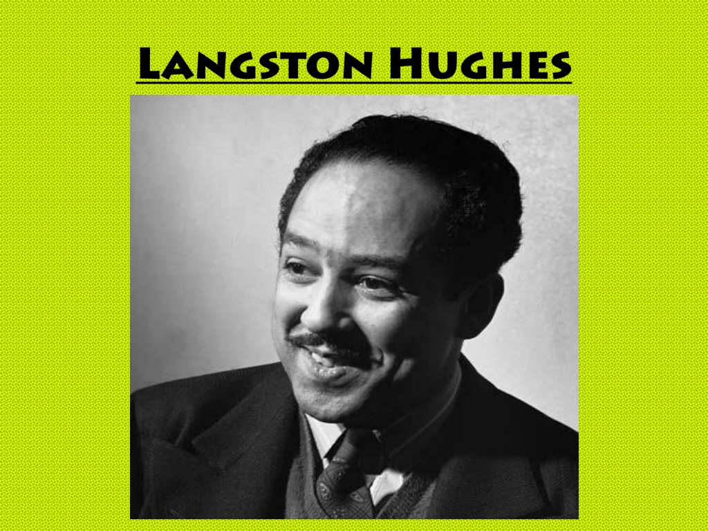 PPT Langston Hughes PowerPoint Presentation, free download ID9458840