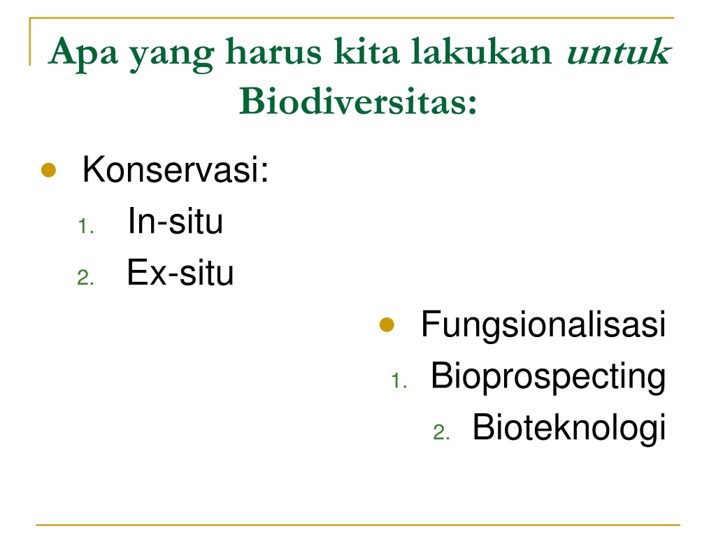 Ppt Pengantar Iad Biodiversitas Dan Bioteknologi Powerpoint Presentation Id9460584 