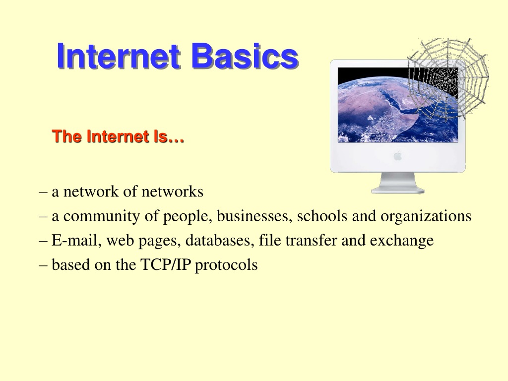 ppt on internet basics