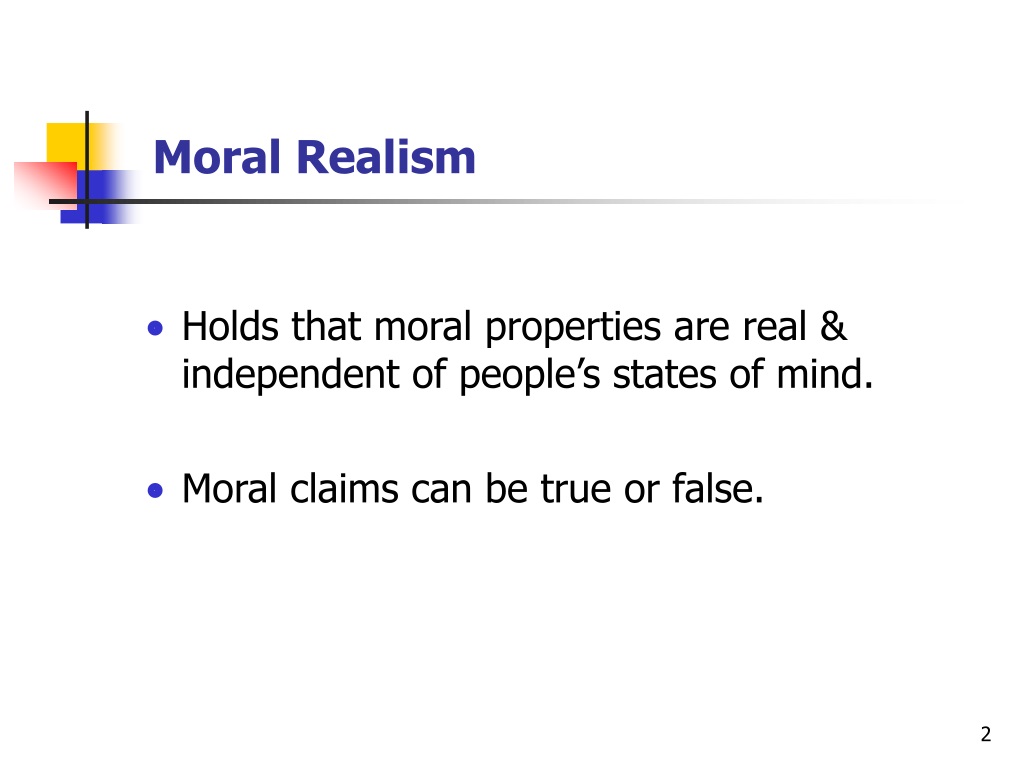 Moral Realism Definition