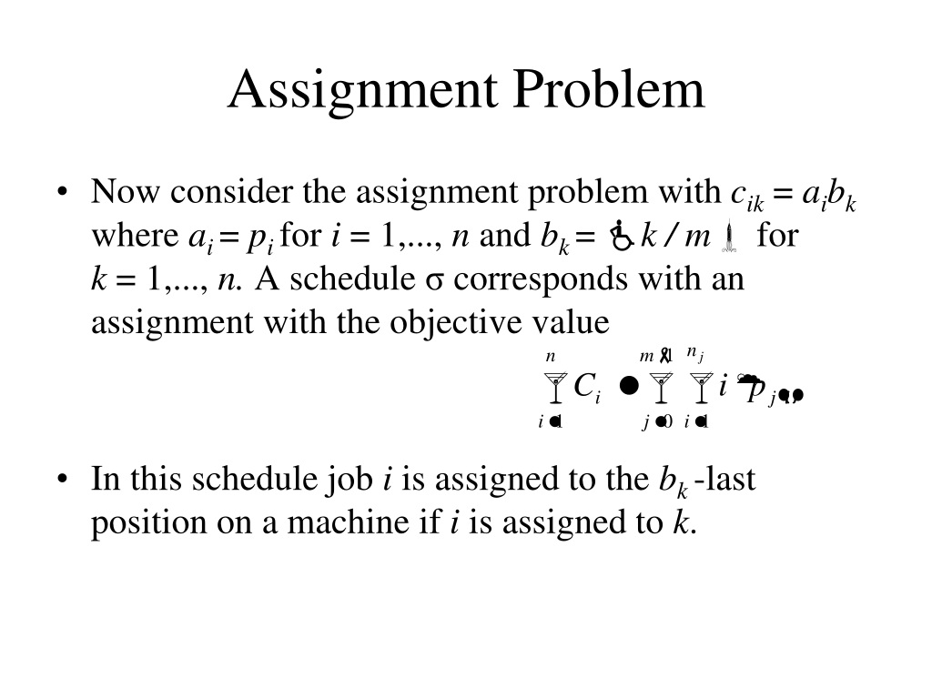 assignment problem dynamic programming