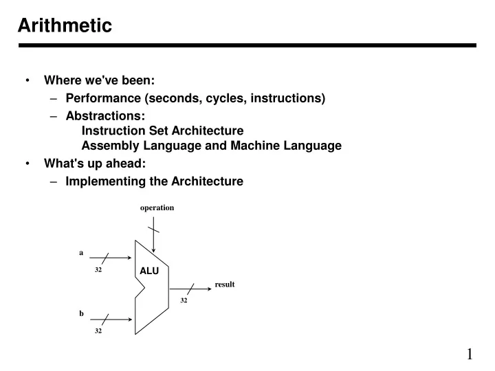 arithmetic n.