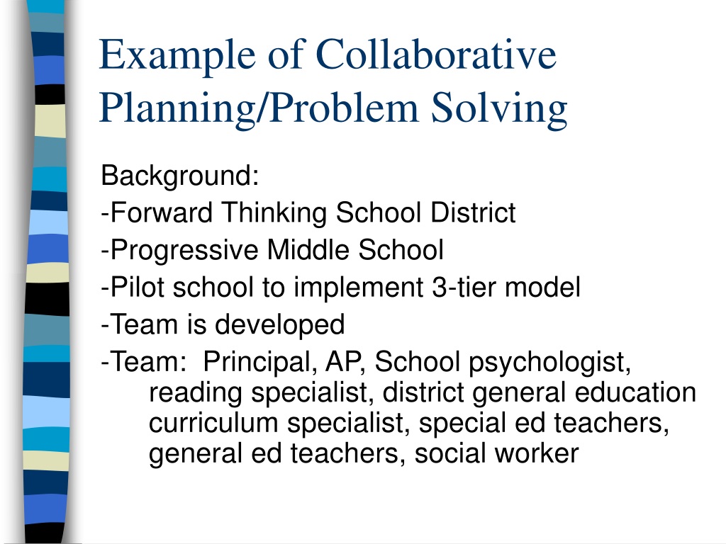 collaborative problem solving plan a