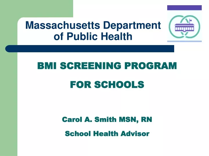 PPT - Massachusetts Department Of Public Health PowerPoint Presentation ...