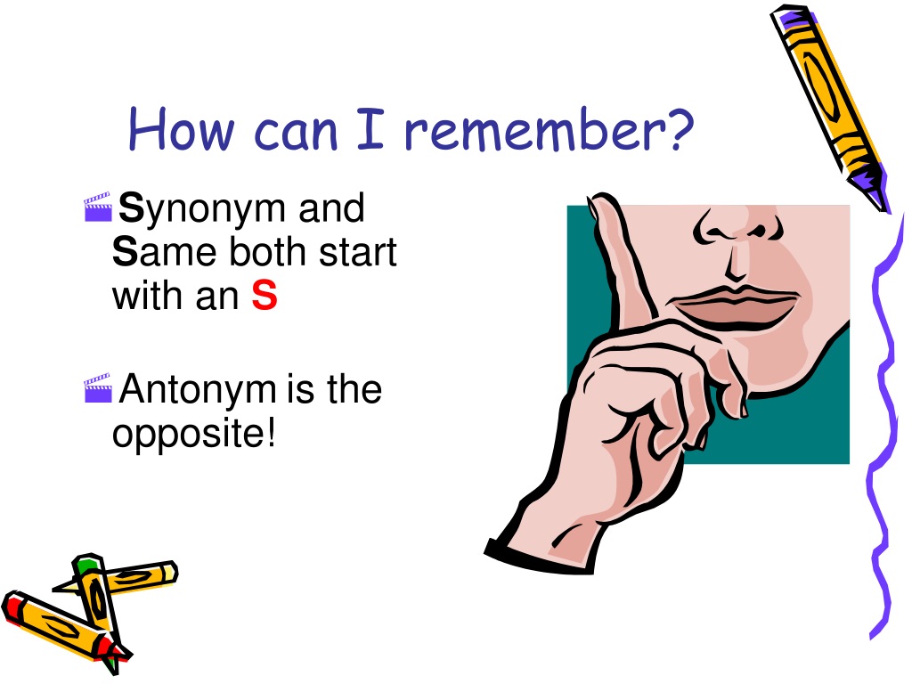 PPT - Today we will review how to determine between synonyms and antonyms  PowerPoint Presentation - ID:9468879