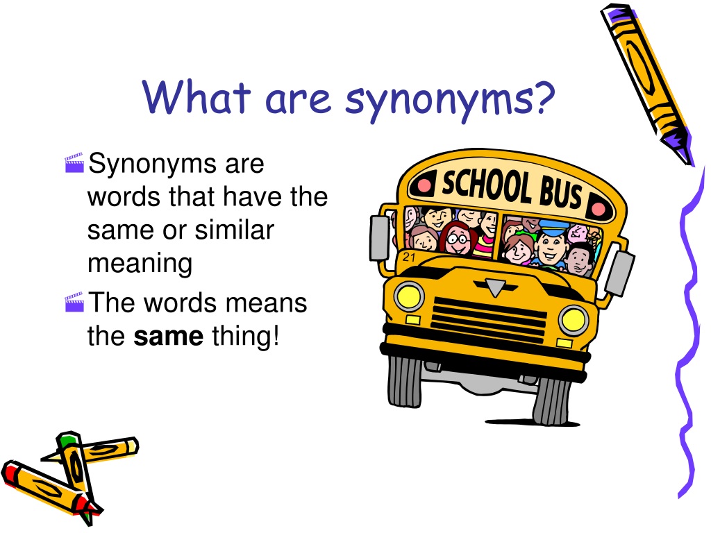 PPT - Today we will review how to determine between synonyms and antonyms  PowerPoint Presentation - ID:9468879