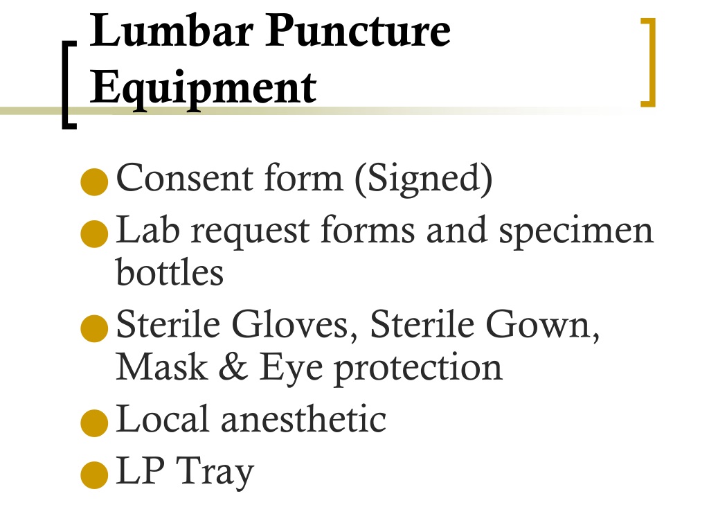 PPT - SPM 22 Clinical Skills Lab 22 PowerPoint Presentation, free With Lumbar Puncture Procedure Note Template