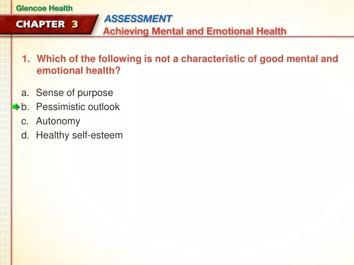 ppt-which-of-the-following-is-not-a-characteristic-of-good-mental-and