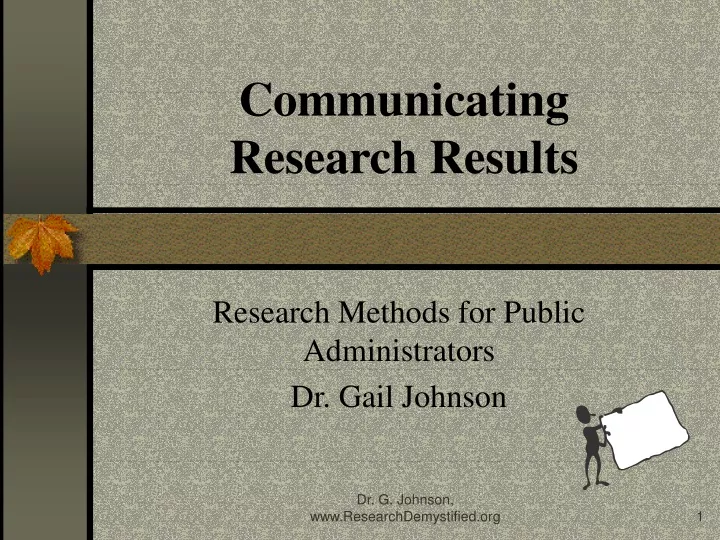 communication research findings slideshare