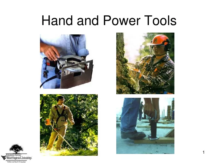 hand and power tools n.
