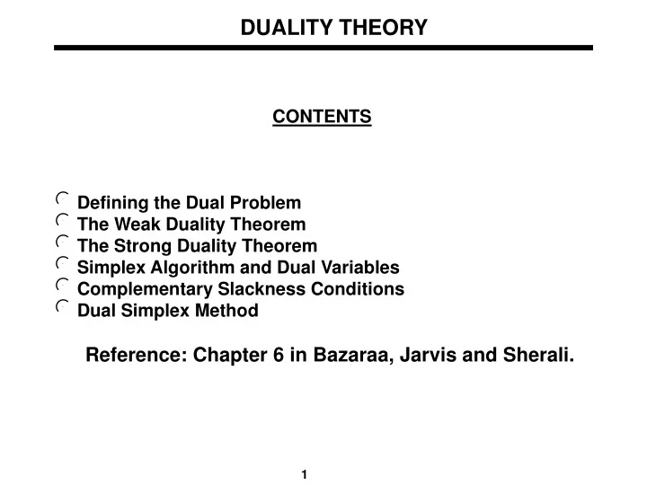 PPT - DUALITY THEORY PowerPoint Presentation, free download - ID:9471038