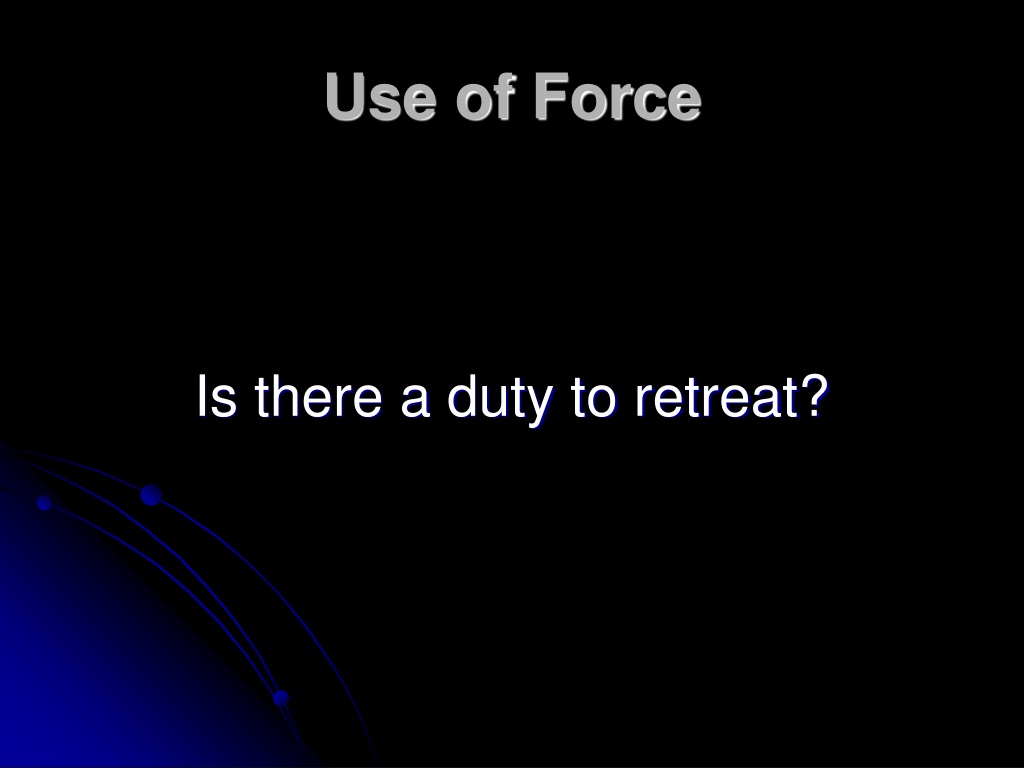 presentation on use of force