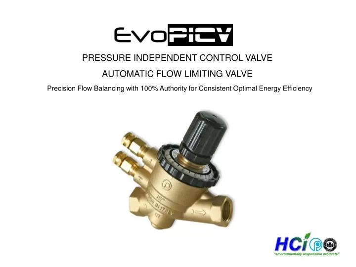 pressure independent control valve automatic flow n.