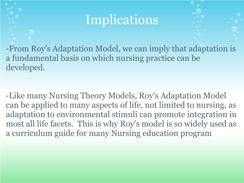 PPT - Callista Roy Nursing Theorist PowerPoint Presentation, free ...