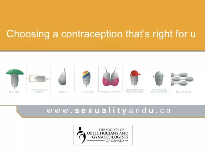 choosing a contraception that s right for u n.