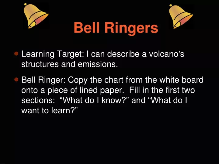 PPT - Bell Ringers PowerPoint Presentation, Free Download - ID:9478350