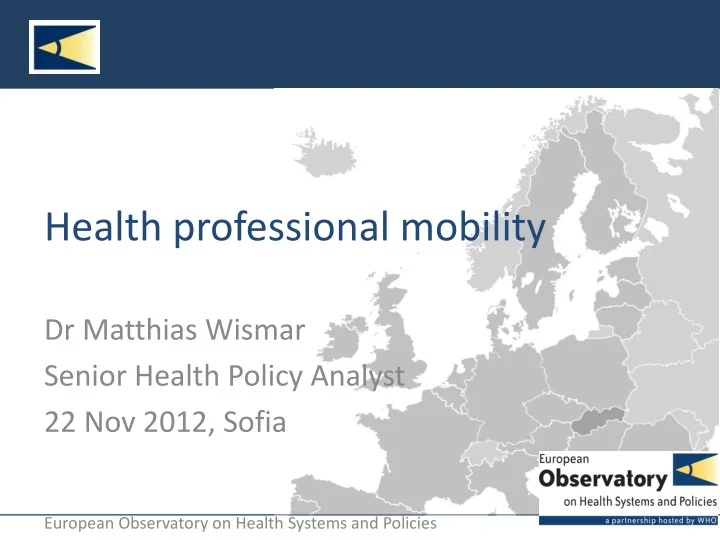 PPT Health professional mobility PowerPoint Presentation, free