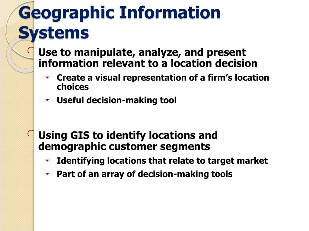 Ppt Geographic Information Systems Powerpoint Presentation Free