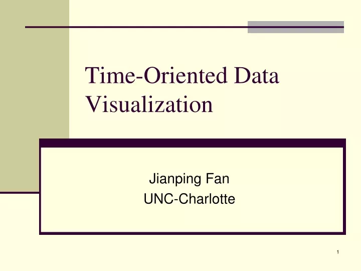 PPT - Time-Oriented Data Visualization PowerPoint Presentation, Free ...