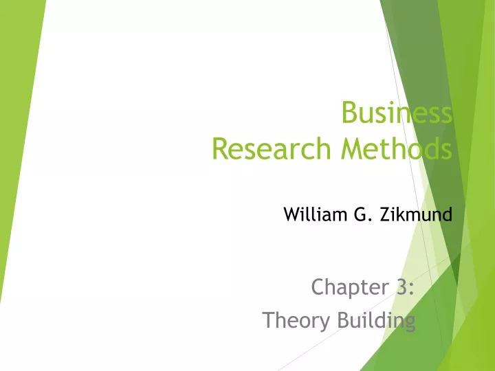 business research methods zikmund