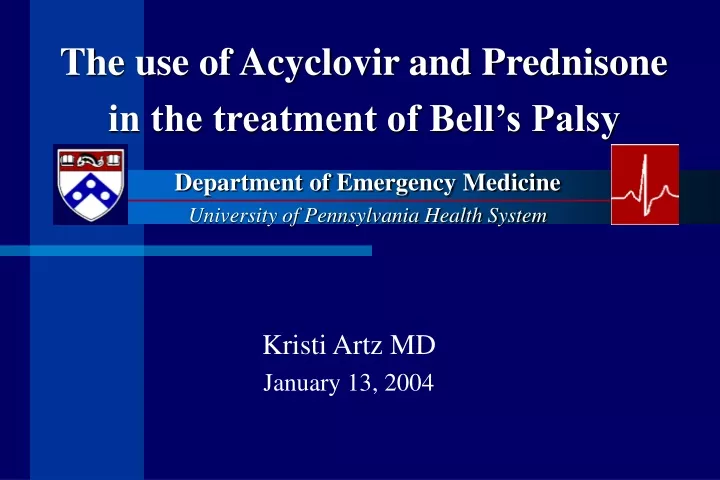 can acyclovir treat bells palsy