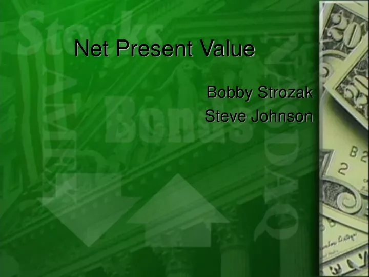 net present value n.