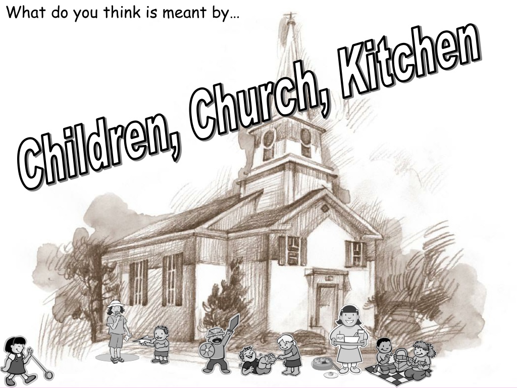 Кухня дети церковь