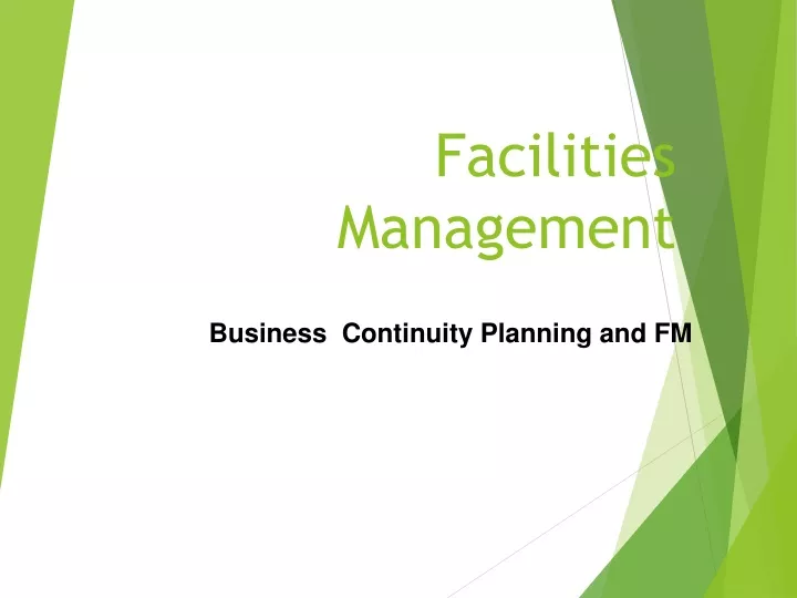 PPT - Facilities Management PowerPoint Presentation, Free Download - ID ...