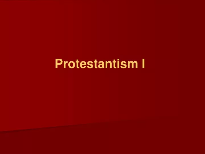 protestantism i n.