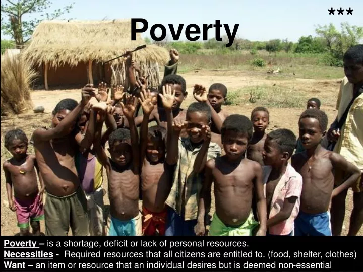 poverty presentation