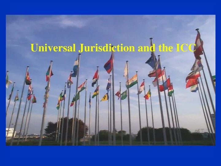 universal jurisdiction of icc