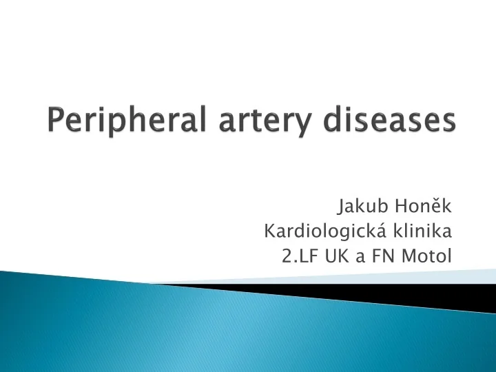 PPT - Peripheral artery diseases PowerPoint Presentation, free download ...