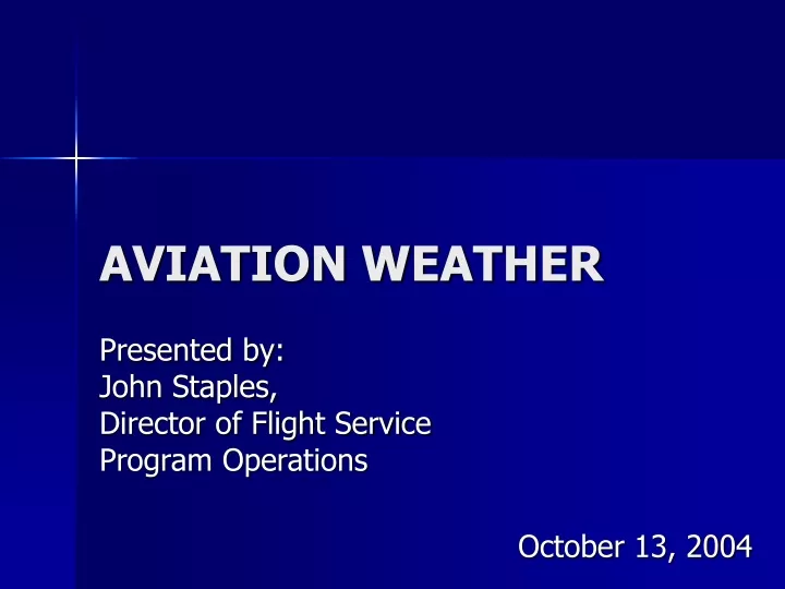 aviation weather n.