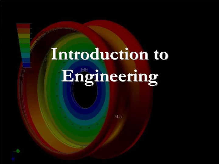 PPT - Introduction To Engineering PowerPoint Presentation, Free ...