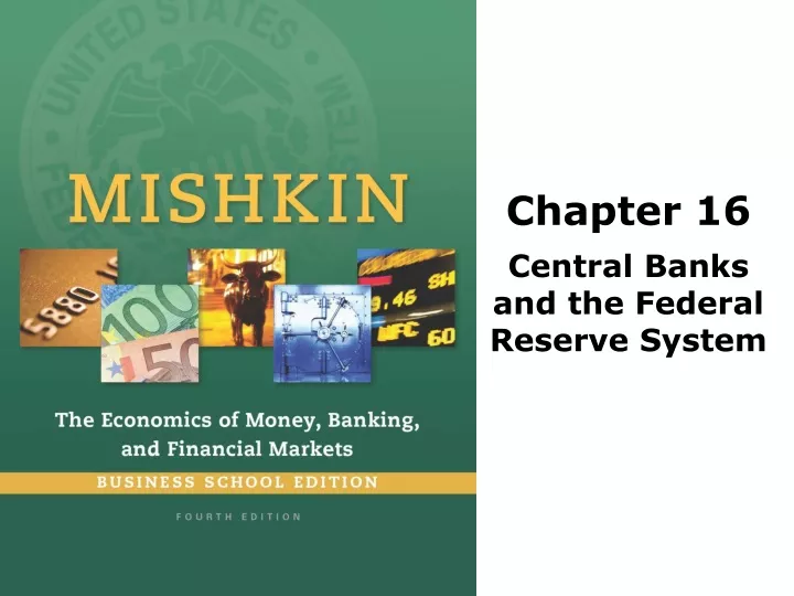 chapter 16 central banks and the federal reserve system n.