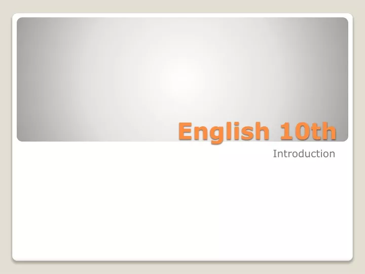 english 10th n.