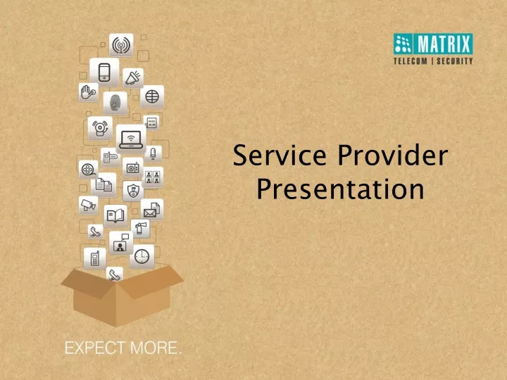 service provider powerpoint presentation