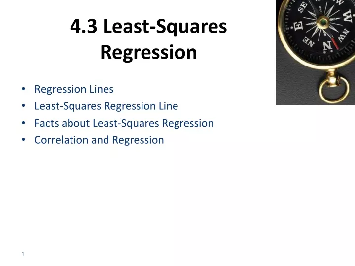 4 3 least squares regression n.