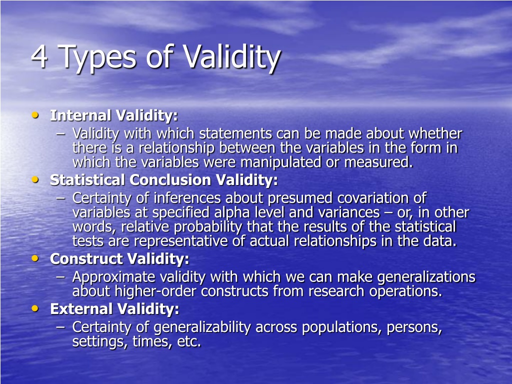 PPT - Validity and Quantitative Research PowerPoint Presentation, free ...