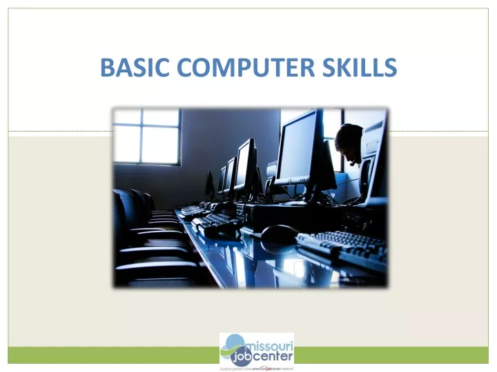 presentation on basic computer skills