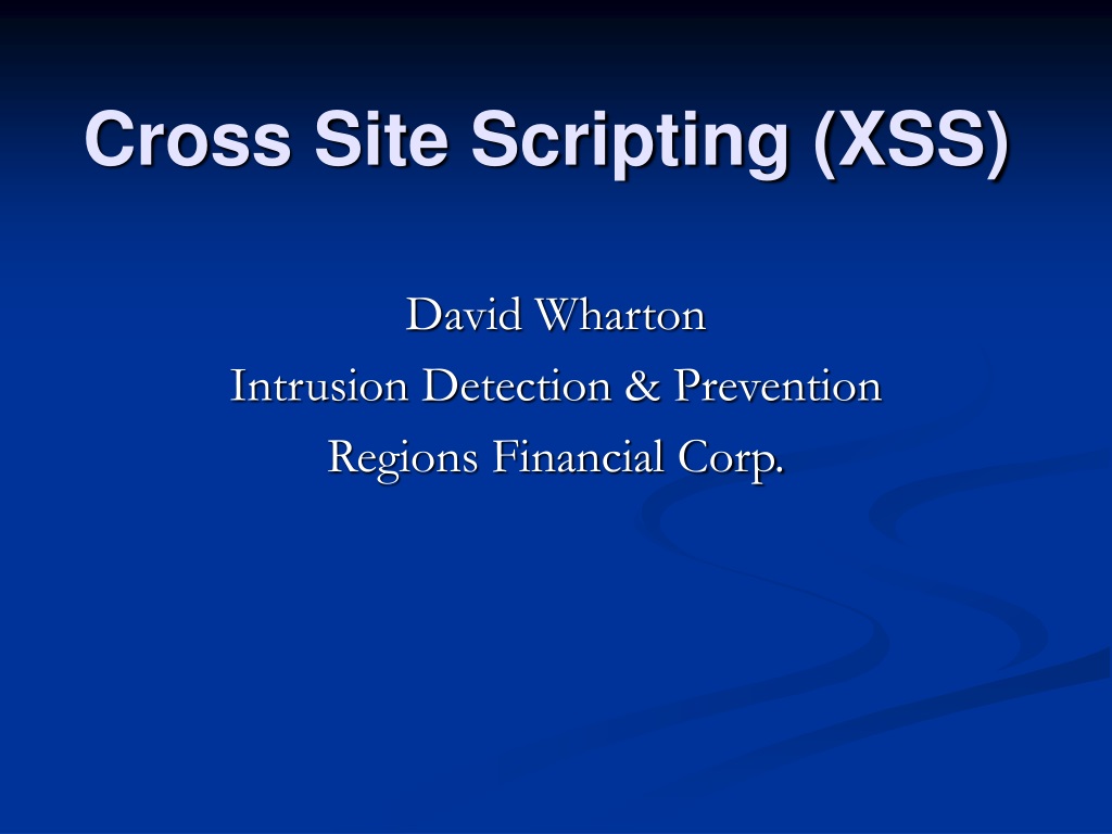 Cross Site Scripting (XSS) - ppt video online download