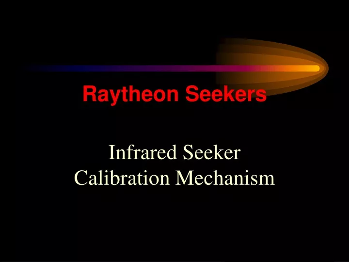 raytheon seekers n.