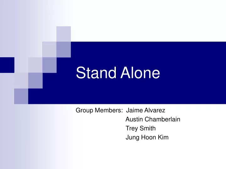 stand alone n.