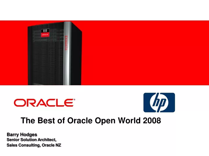 the best of oracle open world 2008 n.