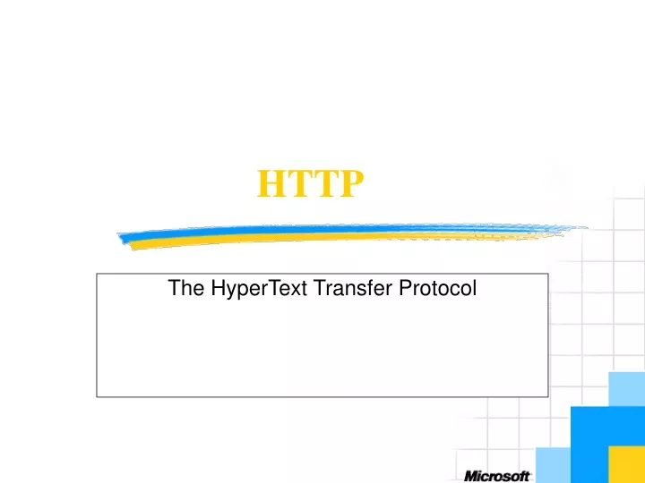 the hypertext transfer protocol n.