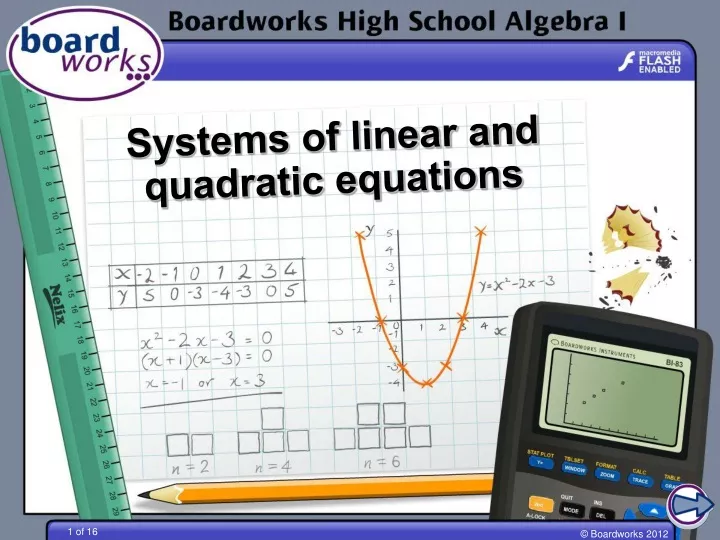 ppt-systems-of-linear-and-quadratic-equations-powerpoint-presentation