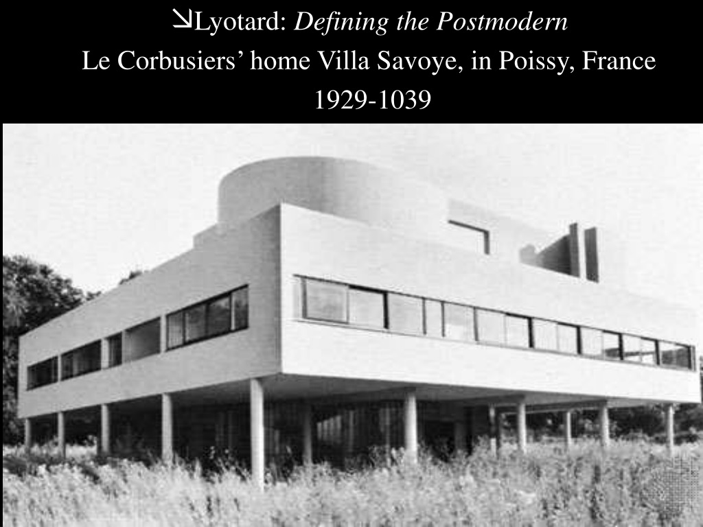 PPT - Lyotard : Defining The Postmodern PowerPoint Presentation, Free ...