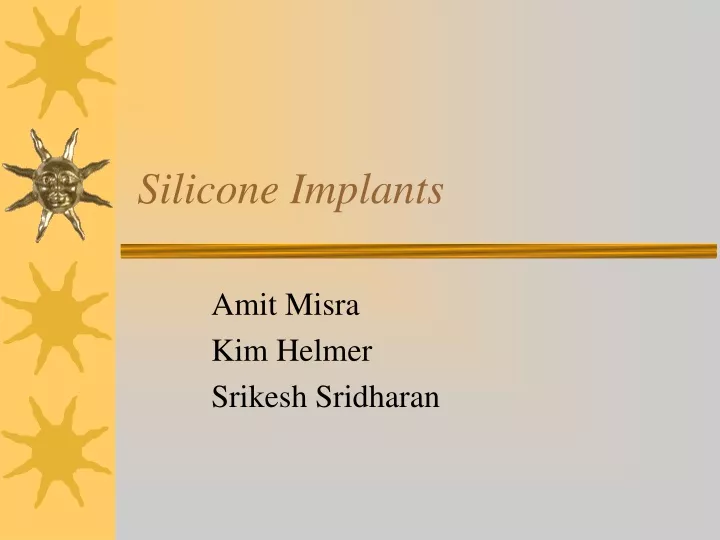 silicone implants n.